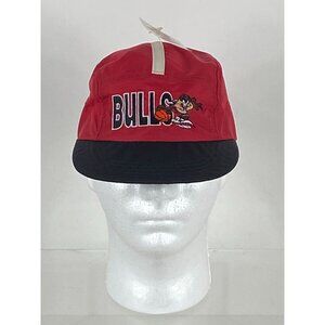 Vintage Looney Tunes NBA Chicago Bulls Tazmanian Devil 5-Panel Hat Cap NWT F247